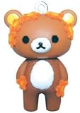 リラックマソフビマスコット根付5 リラックマ花冠の画像