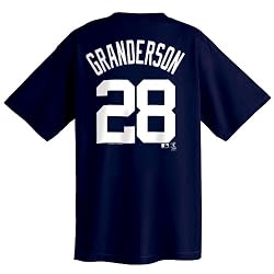 Curtis Granderson Detroit Tigers Youth Name and Number T-Shirt