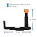 Selfie Stick,Pixstix® Extendable Bluetooth Selfie Stick with Built-in Remote Shutter for iPhone 6s, 6, 6 Plus, 5, 5s, 5c ,4- Black