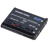 Casio Exilim EX-S5 Digital Camera Battery Lithium-Ion (800 mAh) - Replacement for Casio NP-80 Battery