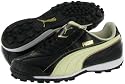 PUMA Esito Womens Leather Turf Soccer Cleats Shoes Trainers Sneakers Black/Yellow/Team Gold