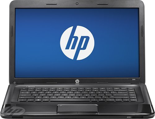 HP 2000-2b30dx Laptop Computer / 15.6-inch Display Screen / AMD E-300 Dual-core 1.3 GHz Processor / 4GB DDR3 RAM Memory / 320GB Hard Drive / 6-cell Battery / Webcam / HDMI / Double-layer DVD �RW/CD-RW / Windows 8 / Black Licorice On Sale