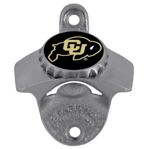 Buy Colorado Buffaloes Wall Mounted Bottle Opener - NCAA College Athletics - Fan Shop Merchandise by Bergamot