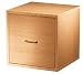 File Storage Cube -- Minimalist Style for Maximum (Honey) (15H x 15W x 15D)