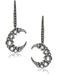 Colette Steckel "Galaxia" 18k Gold Crescent Hook Earrings