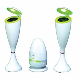 Up Lighter Speakers with i-pod connection and Mini Stereo Radio