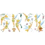 Blue Mountain Wallcoverings GAPP1765 Very Fairy Tinker Bell Self-Stick Room Appliqués