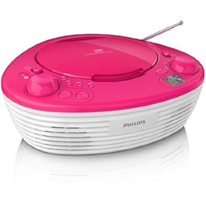 Philips AZ202C/05 CD Soundmachine with MP3 Link - Pink Philips AZ202C/05 CD Soundmachine with MP3 Link - Pink