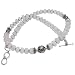 Silver Necklaces Rainbow Gemstone Jewelry 18.25 inches (gnklc281)