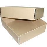 Adorama Archival 8" x 10" Print Storage Box, Drop Front Design, 8 1/2" x 10 1/2" x 3"