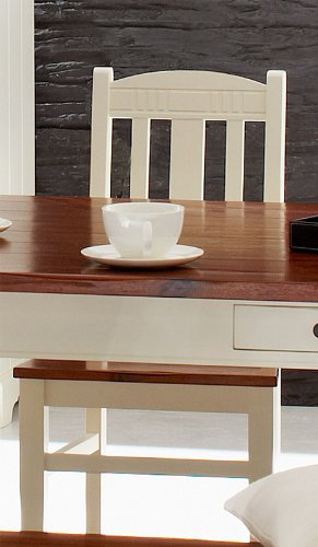 Pharao24 Stühle weiß Stuhl Landhaus Sina