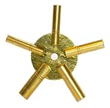 Universal Brass Antique Grandfather Winding Clock Key (Even)