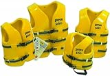 Texas Recreation Super Soft Adult Vinyl Coated Vests Size XL Chest 43 To 46 Color Yellow