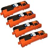 Hewlett Packard (HP) Color Laserjet 2550 Set of 4 Compatible Laser Toner Cartridges: 1 each of Black Q3960A, Cyan Q3961A, Magenta Q3963A, Yellow Q3962A by LD Products