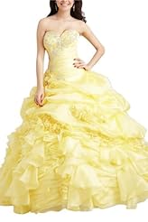 2014 Sweetheart Organza  Ball Gown Quinceanera Dress 