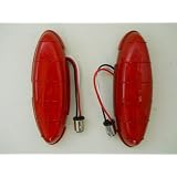 (2) 1949 - 1950 Ford 33 LED Red Stop Turn Brake Tail Lights 
