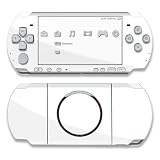 Solid State White Design Decorative Protector Skin Decal Sticker for Sony PSP 3000