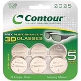 NEW CONTOUR 3D2025-6 3D CR2025 LITHIUM 3V, 6 PK (BATTERIES)