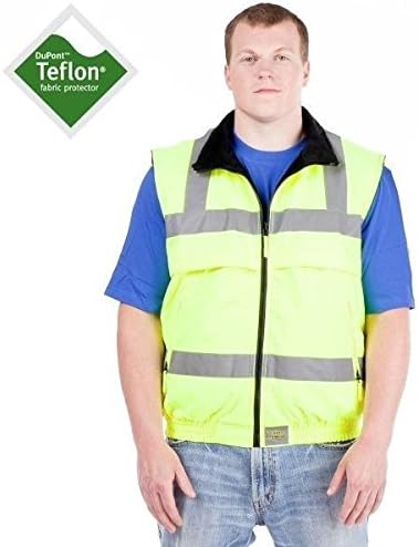 Utility ProWear High Visibility Reversible Vest Class 2, YLW, LARGE UHV1001-L-Y