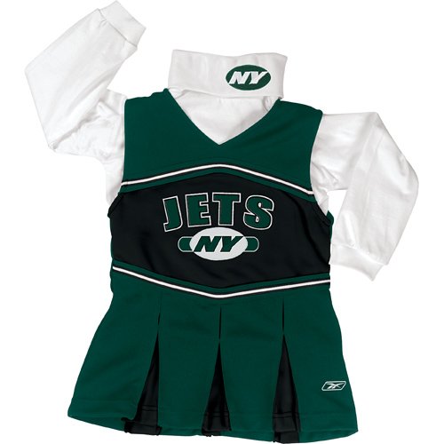 Reebok New York Jets Girls 7-16 Cheer Jumper
