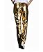 CIC Collection Men's Metallic Shiny Jeans,Gold,34/XX-Large