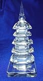 Chinese Feng Shui 5 Layer Crystal Pagodas
