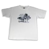 Charlie Rocket - Boys Short Sleeved Tee, White