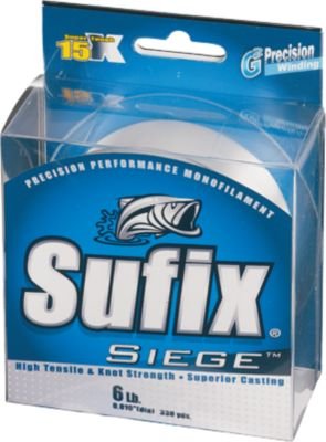 Sufix Siege 330-Yards Spool Size Fishing Line (Tangerine, 20-Pound)