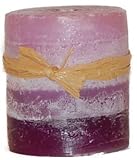 3x3 Round Lavender Candles By Stone