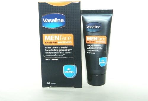 Vaseline for Men Antispot Whitening Moisturiser Oil Control Cream 20g./0.7oz. Product of Thailand