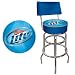 Trademark Miller Lite Padded Bar Stool with Back