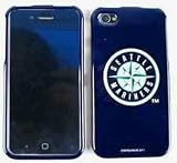 Seattle Mariners MLB for Apple iPhone 4 4S Faceplate Hard Protector Case Snap on Cover