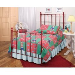 Hillsdale Furniture Red Molly Bed Set - Twin With Suspension Frame and Trundle -... by Hillsdale Furniture
