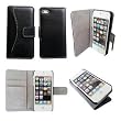 Bear Motion Luxury 100 Percent Genuine Top Lambskin Leather Case for iPhone 5 (Black)
