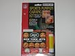 NEW YORK JETS Complete Halloween PUMPKIN CARVING KIT (Carving Patterns, Carving Saw, Scoop, Glue Stick, & Stencils)