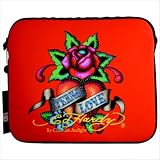Bill Eternal Love Laptop Sleeve in Red/Black Size: Large