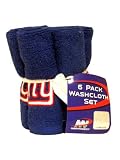New York Giants 6 Pack Washcloth Set