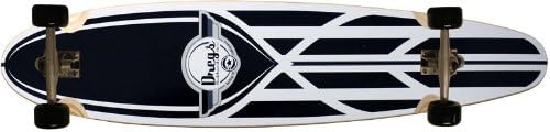 DREGS Longboard TEAR DROP SURF KICKTAIL RANDAL TRUCKS UPGRADE