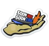 コトワザステッカー《熱しやすく冷めやすい/SOON HOT SOON COLD》防水加工