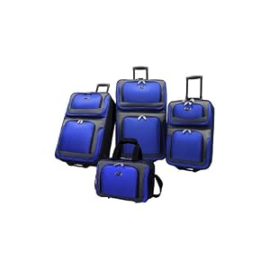 Travelers Choice  New Yorker 4 Piece Luggage Set Expandable
