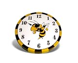 Georgia Tech Yellow Jackets Wood Clock