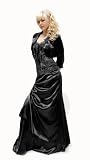 Robe de soirée en satin de rêve à deux pièces Corset en plusieurs couleurs (1023L) Disponible de suite