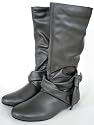 Couture Discount Damenstiefel Fashion Slouch Boots (ST120B), grau