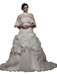 Satin Beaded High-Neck Prom Dress 