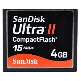 SanDisk Ultra II 4GB CompactFlash Memory Card