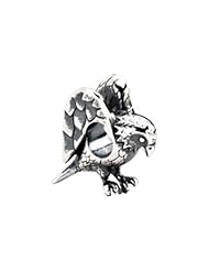 Kera Sterling Silver Eagle Bead - Fits Most Pandora Bracelets