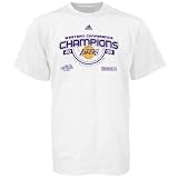 adidas - adidas Los Angeles Lakers White 2008 NBA Western Conference Champions Locker Room Ambition T-shirt