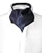 Antonio Ricci ASCOT Solid NAVY BLUE Color Cravat Men's Neck Tie image 2