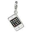 SilberDream exclusive Charms - Charm Smartphone t�l�phone mobile en argent pour charmes colliers et bracelets - Argent 925 Sterling - FC659