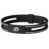 Phiten Large 7 1/2 Bracelet S-Pro Black Titanium Signature S Pro